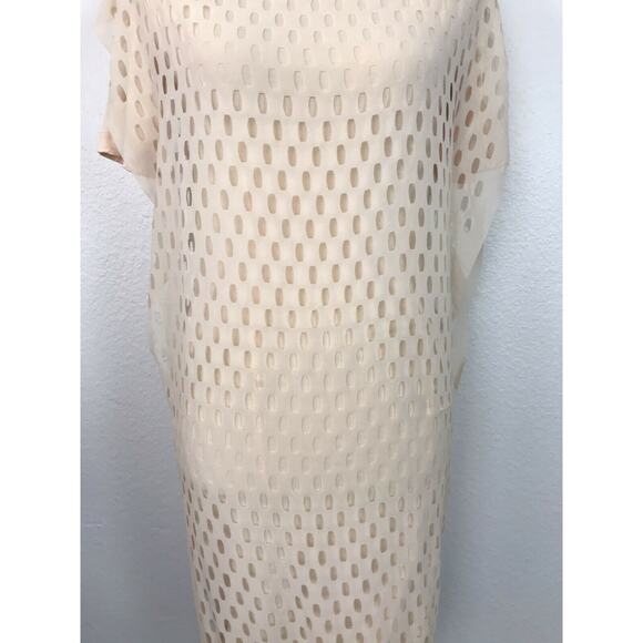 COS Pullover Laser Cut Stretch Knit Bodycon Dress - Picture 4 of 12